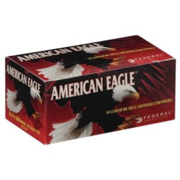 1000 Rounds Of Federal American Eagle 5.7x28mm Ammo 40 Grain Total Metal Jacket