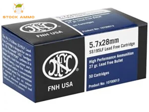 1000 Rounds of Federal FNH 5.7x28mm Ammo 27 Grain Jacketed Hollow Point Lead Free - Stock Ammo