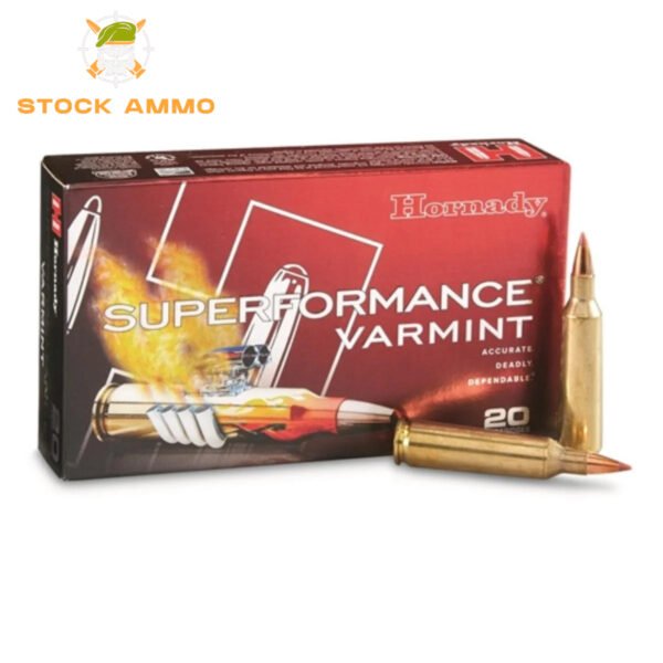 1000 Rounds Of Hornady Superformance Varmint 22-250 Remington Ammo 35 Grain NTX