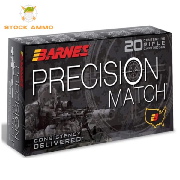 500 Rounds Of Barnes Precision Match 6.5 PRC Ammo 145 Grain Match Burner OTM BT - Stock Ammo
