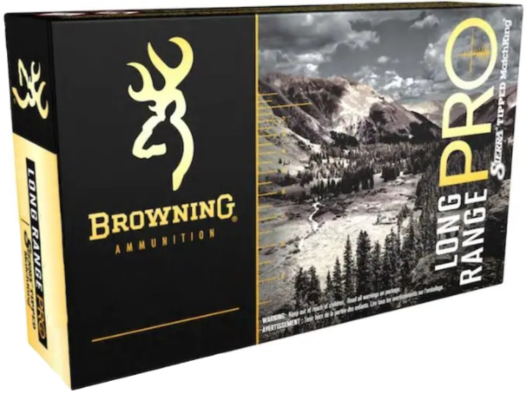 500 Rounds Of Browning Long Range Pro Hunter Ammunition 6.5 PRC 130 Grain Sierra GameChanger Tipped GameKing