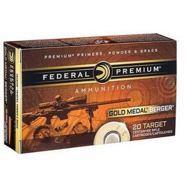 500 Rounds Of Federal Gold Medal Berger 6.5 Grendel Ammo 130 Grain Berger Hybrid