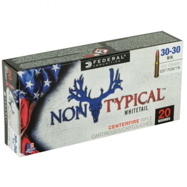 500 Rounds Of Federal Non-Typical 30-30 Winchester Ammo 150 Grain Soft Point Flat Nose