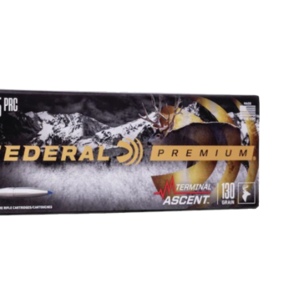 Federal Premium Terminal Ascent Ammunition 6.5 PRC 130 Grain