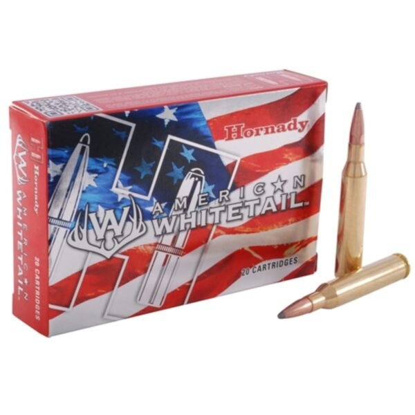 500 Rounds Of Hornady American Whitetail 25-06 Remington Ammo 117 Grain Interlock Spire Point Boat Tail