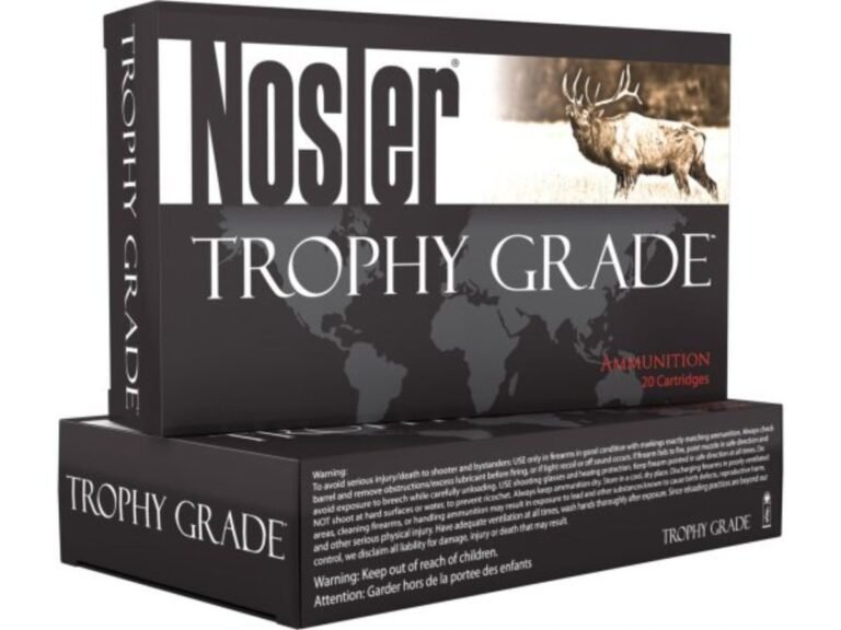 500 Rounds Of Nosler Trophy Grade Ammunition 6.5 PRC 142 Grain AccuBond Long Range