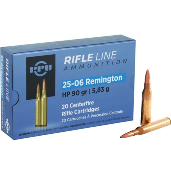 500 Rounds Of Prvi Partizan 25-06 Remington Ammo 90 Grain Hollow Point