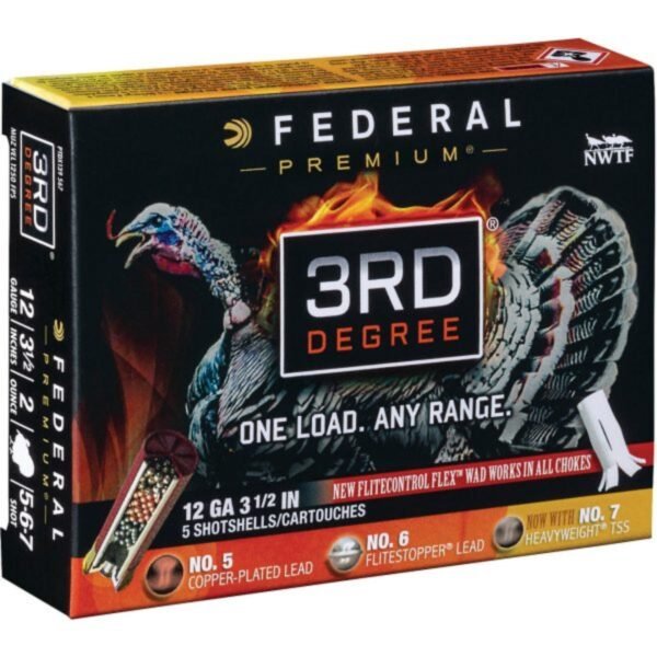 500rds of Federal Premium 3rd Degree 12 Gauge Shotshells