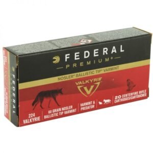 Federal Nosler 224 Valkyrie Ammo 60 Grain