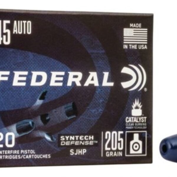 Federal Premium Centerfire Handgun Ammunition .45 ACP 205 grain-500Rnds