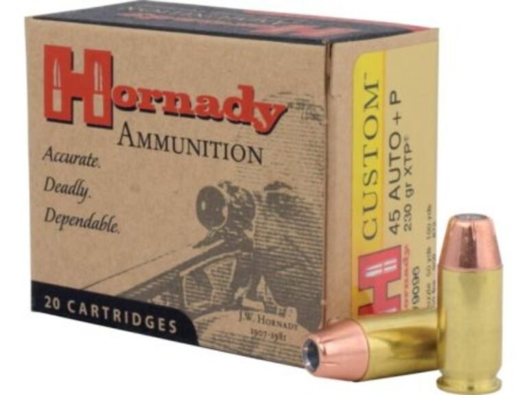 Hornady Custom .45 ACP +P 230 Grain-500Rnds