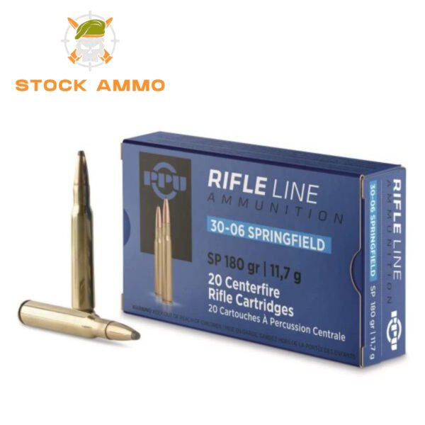 PPU .30-06 Springfield SP 180 Grain Of 500 Rounds Online - Stock Ammo