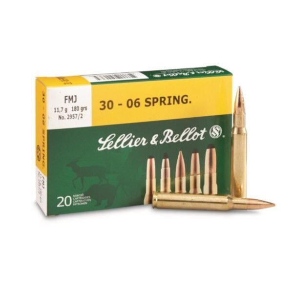 Sellier & Bellot, .30-06 Springfield, FMJ, 180 Grain Of 1000 Rounds