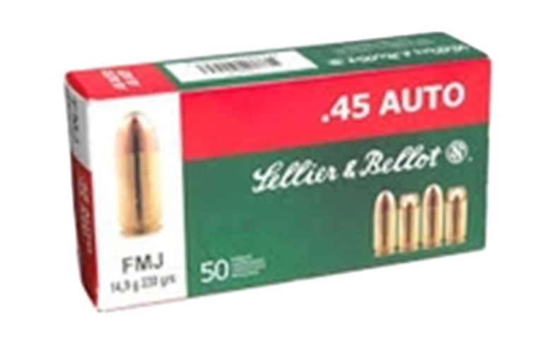 SELLIER & BELLOT 45 ACP AMMUNITION-500Rnds