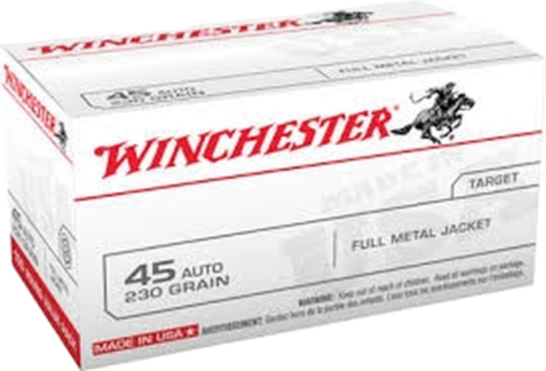 WINCHESTER 45 AUTO AMMUNITION-500Rnds