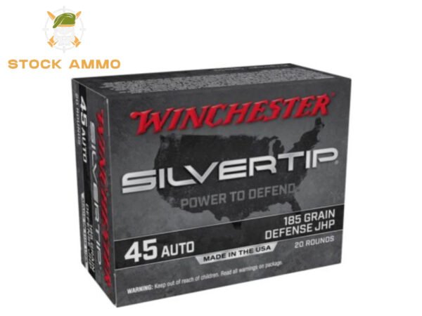 Winchester SUPER-X HANDGUN .45 ACP 185 Grain Silvertip Jacketed Hollow Point-500Rnds